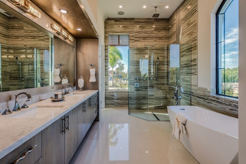 Elegant Bathroom Flooring